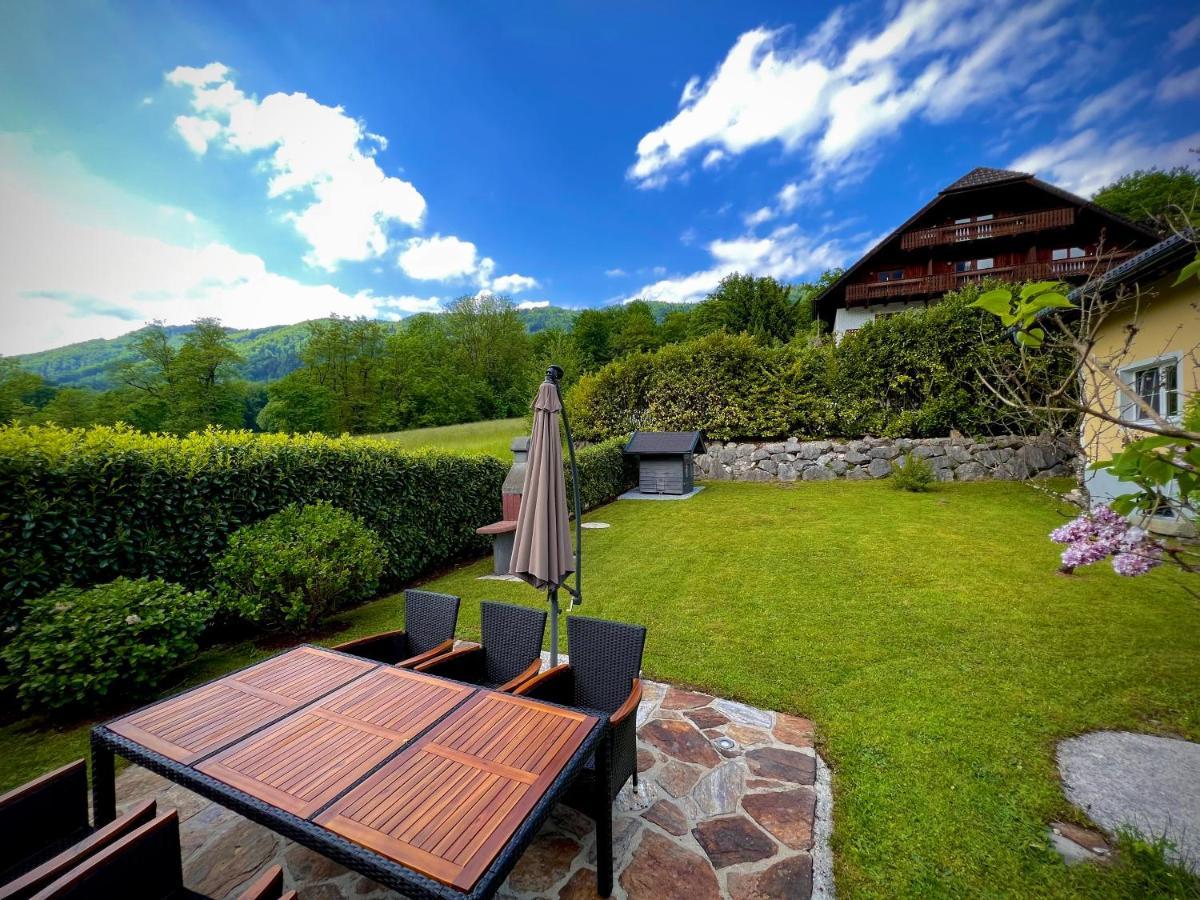 Apartment Ferienwohnung Das Unterach Am Attersee Eksteriør bilde