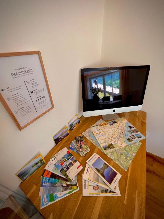 Apartment Ferienwohnung Das Unterach Am Attersee Eksteriør bilde